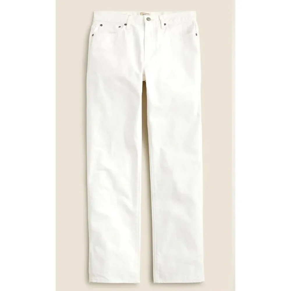 J. Crew Classic jean in White denim NWT 33/30
